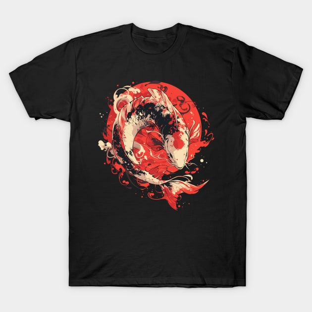 koi fish T-Shirt by peterdoraki